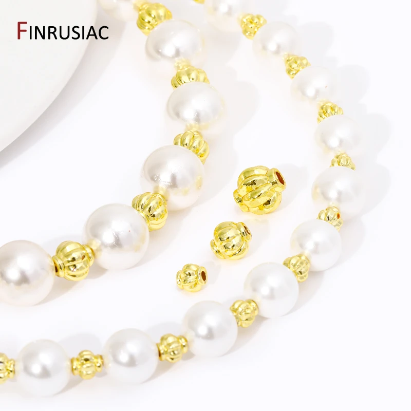 К позолоченные латунные бусины-разделители для фонарей - Фотография_6