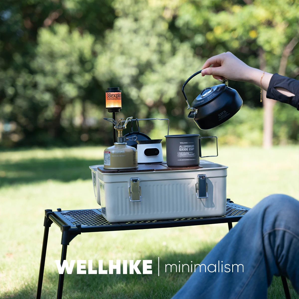 Wellhike sws винтажный металлический ланч-бокс для кемпинга