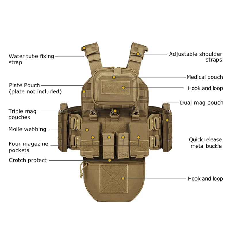 Tlf yakeda тактический жилет chaleco - Фотография_5