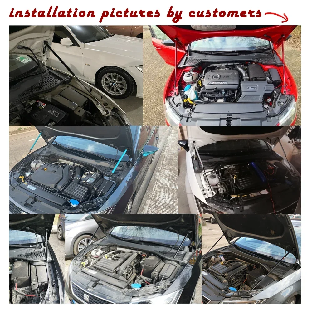 Стойки для капота для seat leon mk3 5f 2012-2020 - Фотография_4