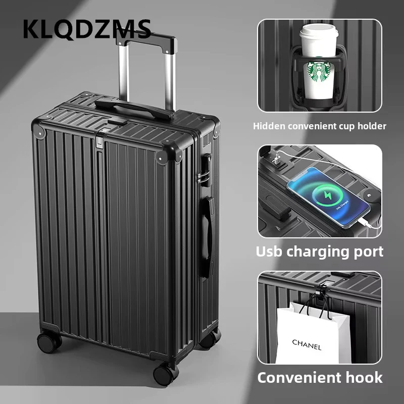 Klqdzms ручной чемодан с зарядкой через usb - Фотография_6