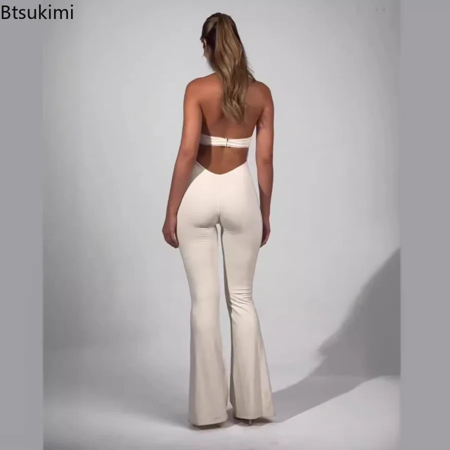 Новый сексуальный комбинезон с v-образным вырезом для тренажерного зала - Фотография_4