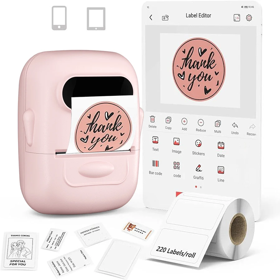 Портативный принтер marklife b1 b21 p50