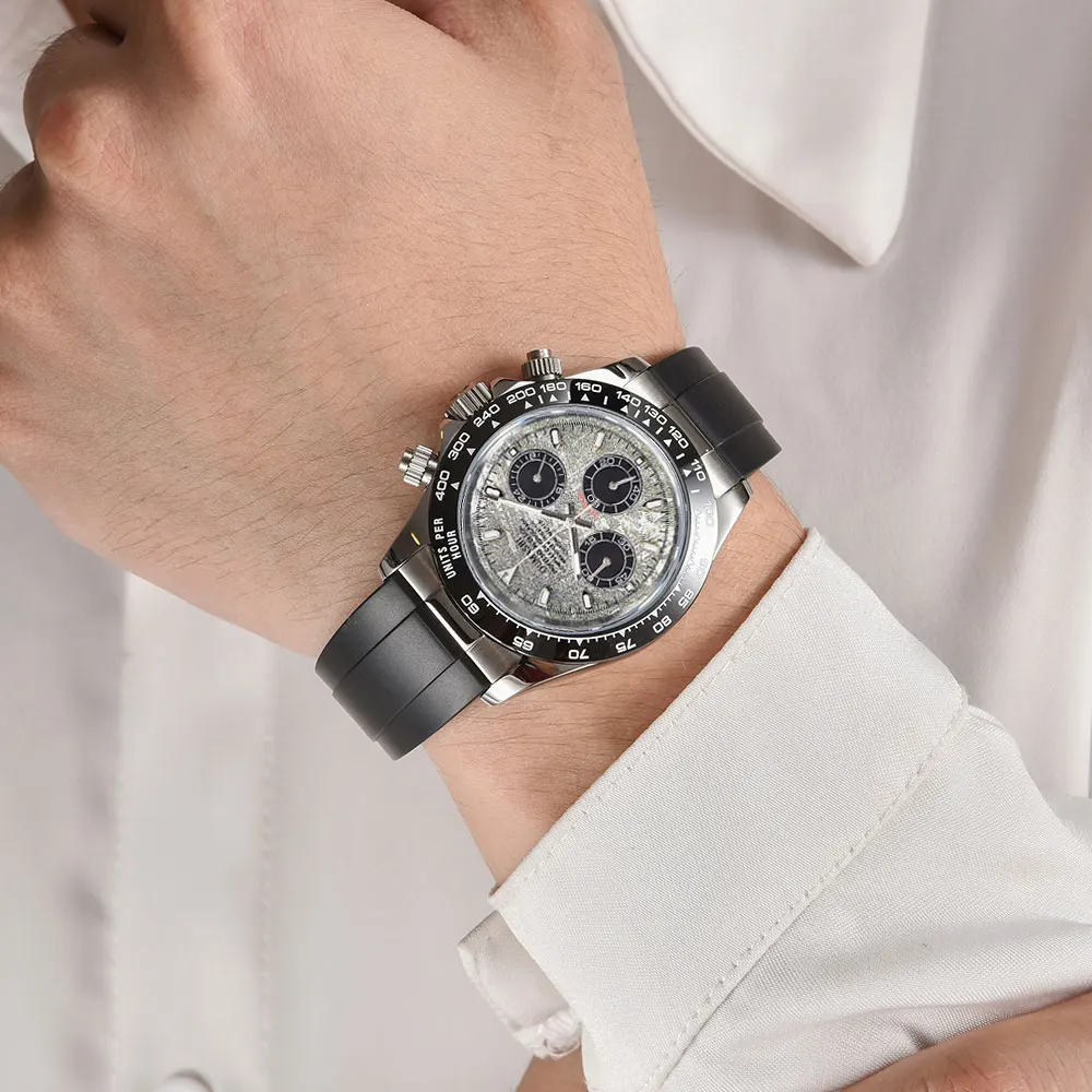 Мужские наручные часы диаметром 39 мм с хронографом механизма vk63 - Фотография_3