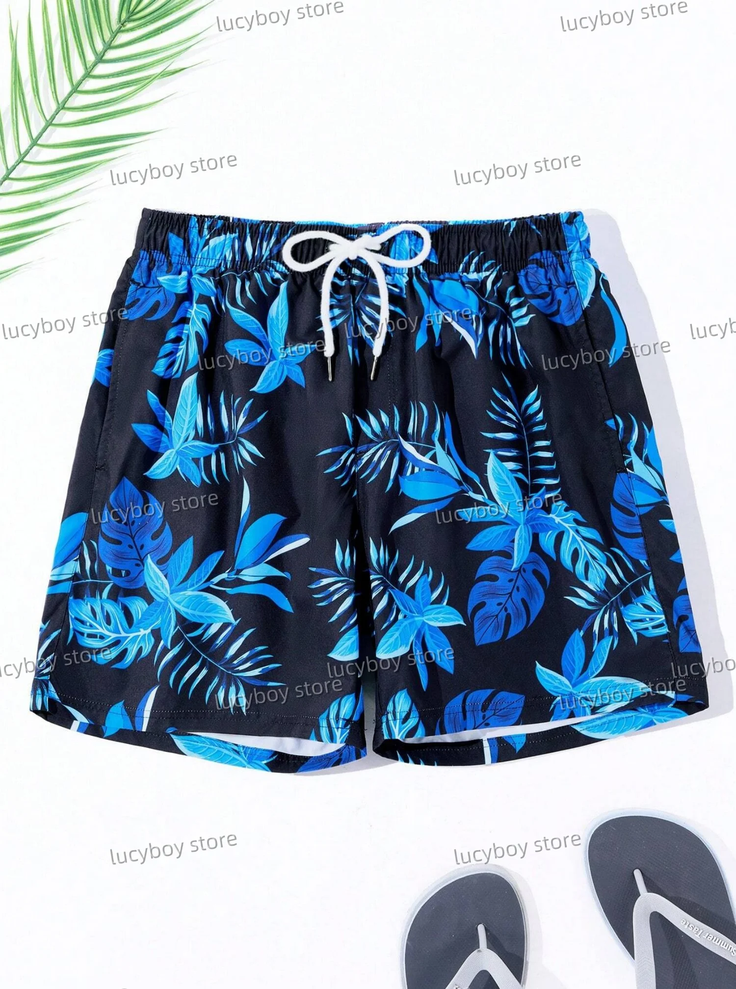 Гавайский стиль, шорты с принтом - Фотография_3