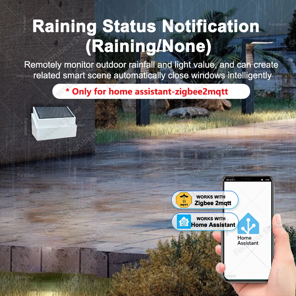 Датчик дождя zigbee 2 в 1 - Фотография_2