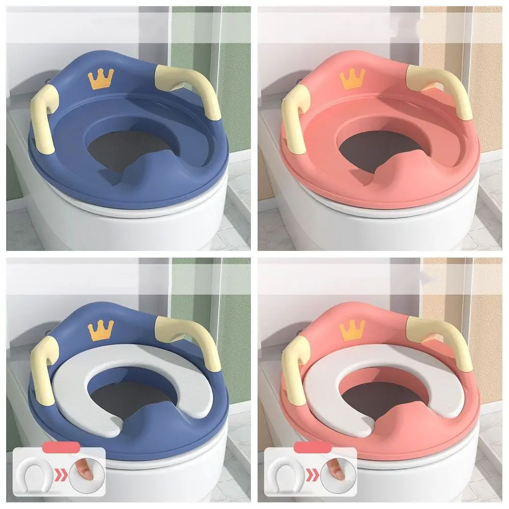 Детское сиденье для унитаза с узором короны - Фотография_5