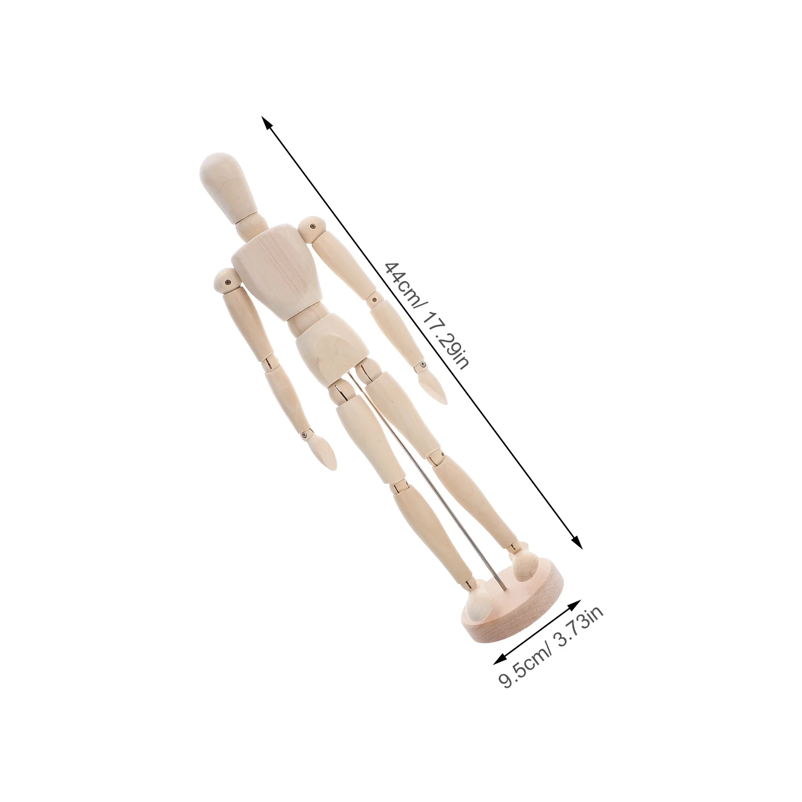 16-дюймовый деревянный манекен - Фотография_6