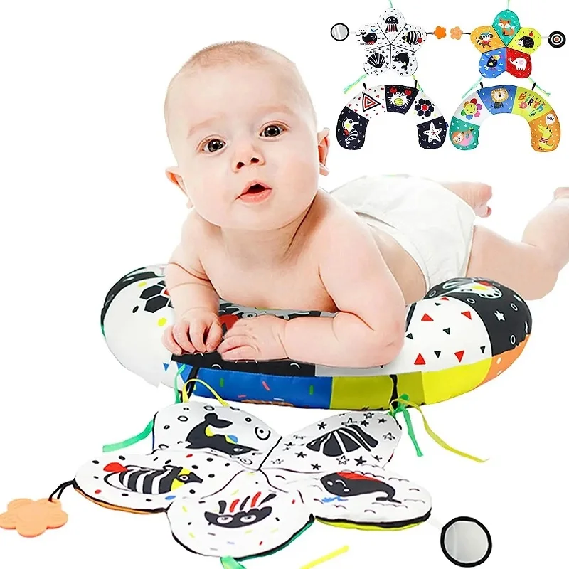 Baby tummy time pillow toys игровой - Фотография_2