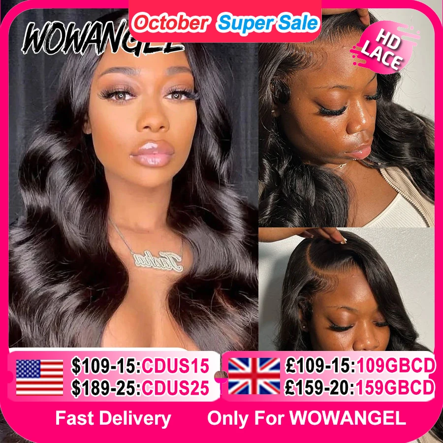 Wow angel 13x6 hd lace front wigs