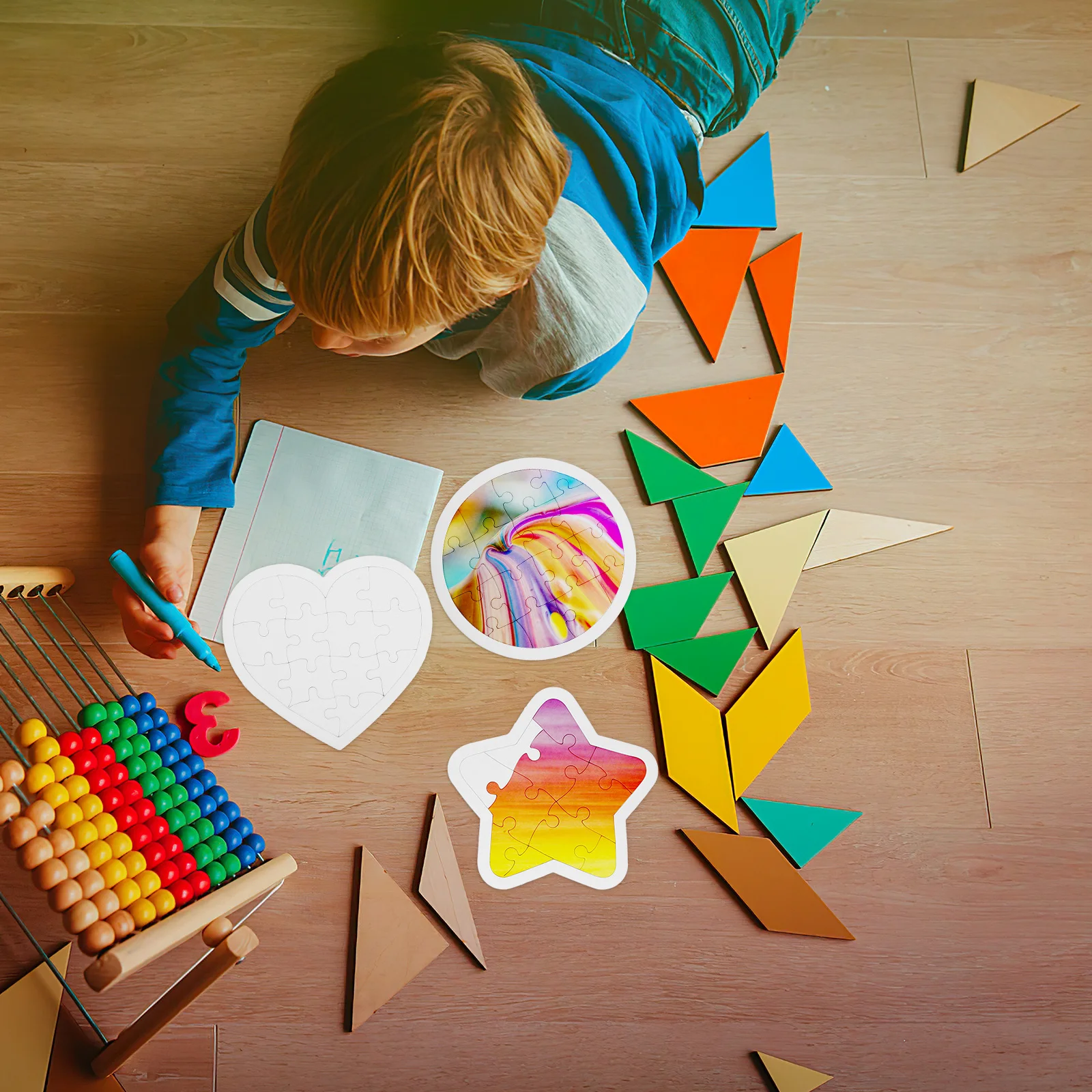 Пустая головоломка для рисования своими руками - Фотография_4