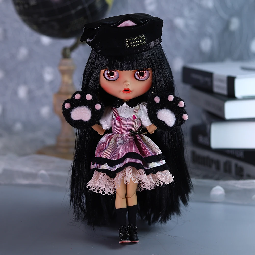 Icy dbs кукла блит 1/6 bjd joint body tan skin matte face 30 см в продаже - Фотография_3