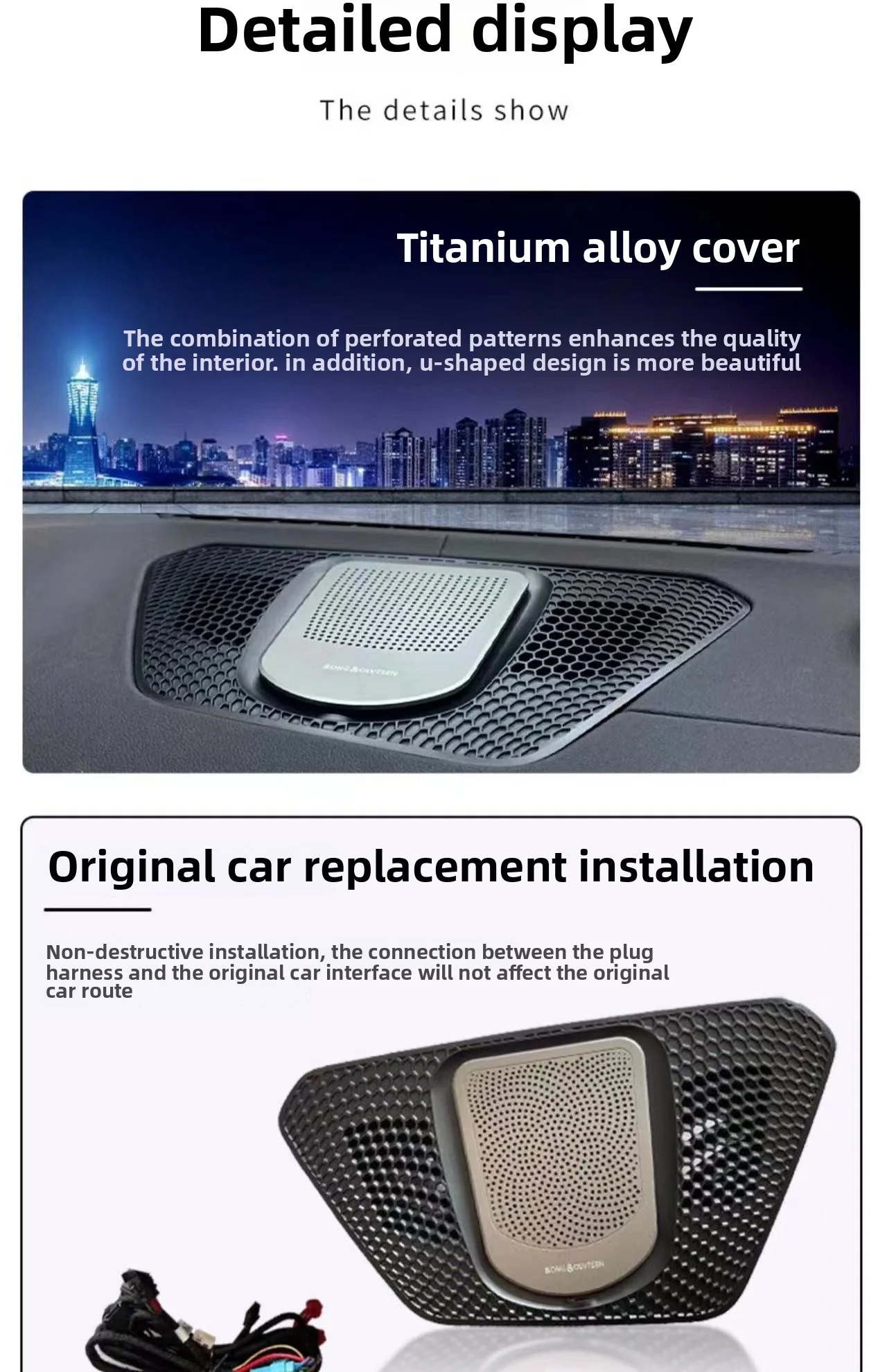 Высококачественный автомобильный центральный твитер - Фотография_6