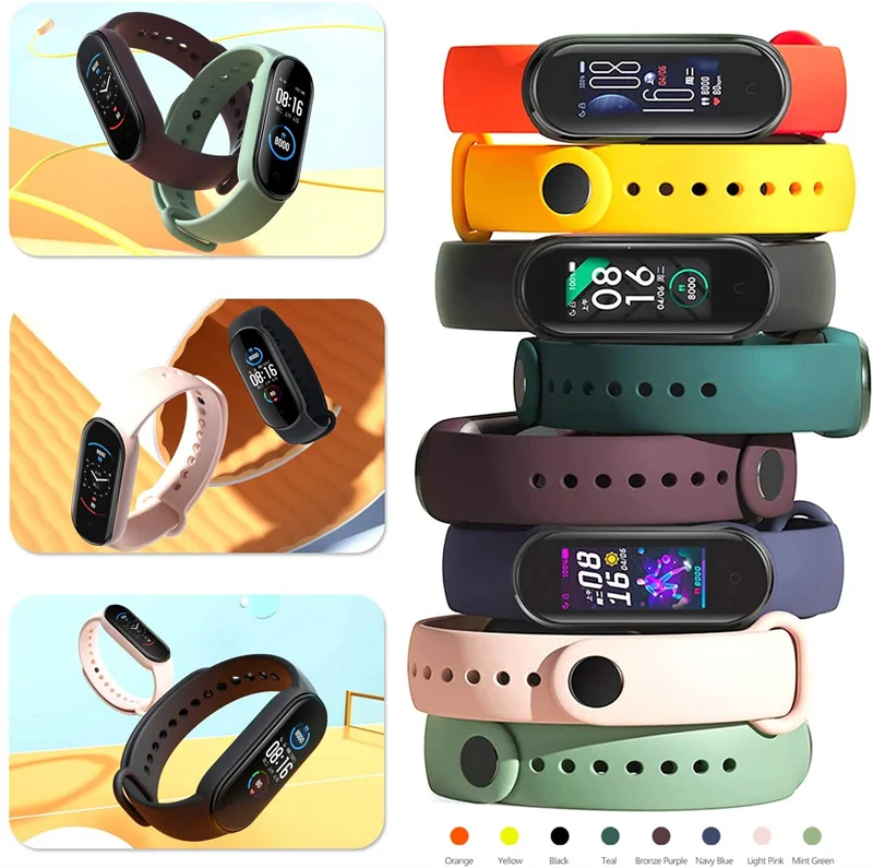 Ремешок для часов xiaomi mi band 7 6 - Фотография_3
