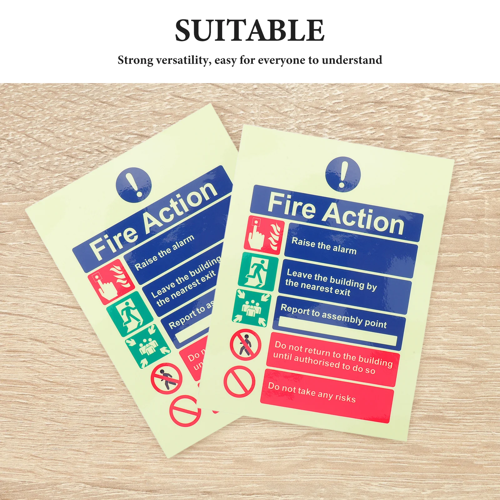 Светящиеся виниловые наклейки безопасности - Фотография_2