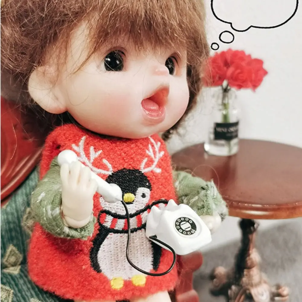 1:12 миниатюрный кукольный домик с имитацией телефона - Фотография_5