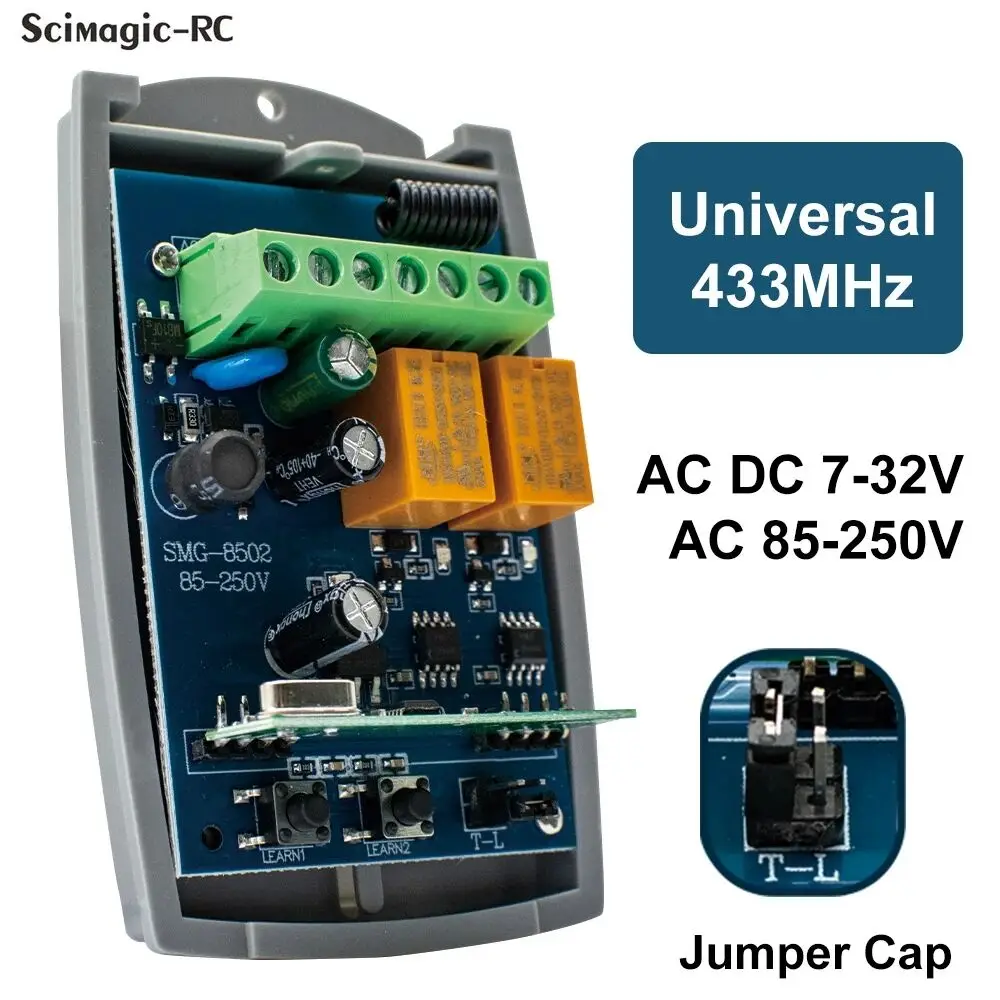 433.92mhz receptor de control remoto