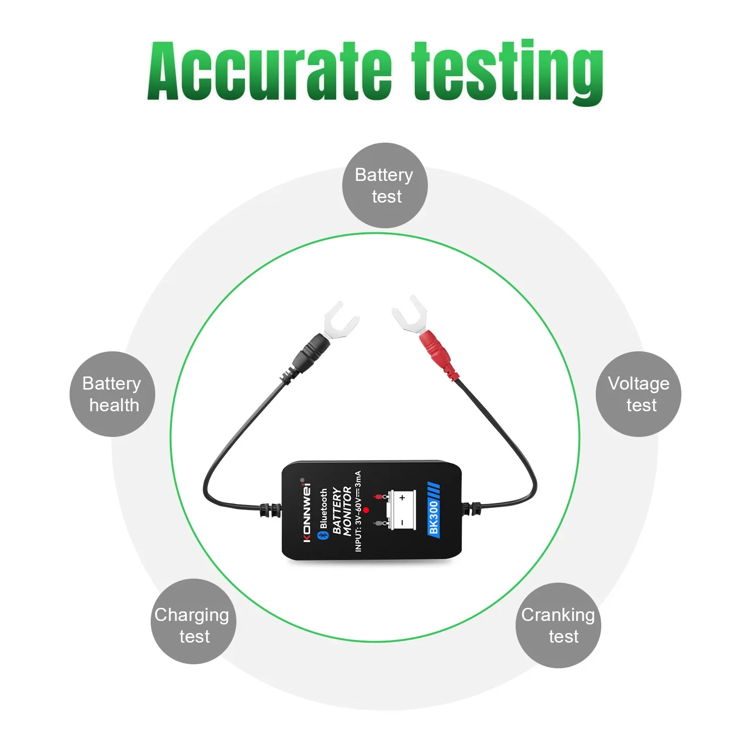 Тестер автомобильного аккумулятора bk300 - Фотография_4