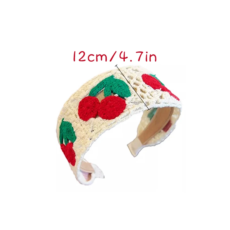 Детские обручи для волос с милой цветочной вышивкой - Фотография_6