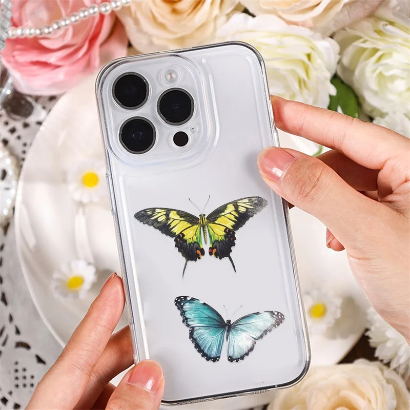 Липкая наклейка для домашних животных с рисунком бабочки - Фотография_5