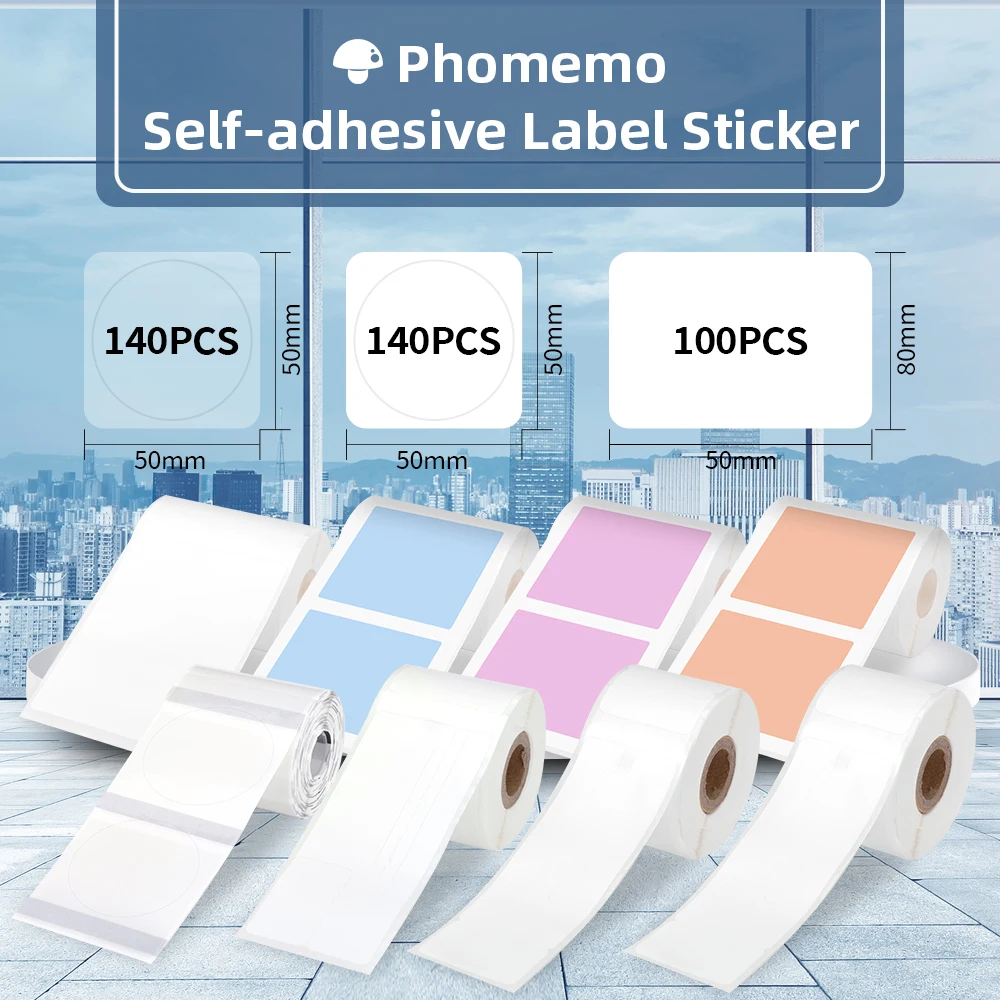 Самоклеящаяся бумага для этикеток phomemo для phomemo m110/m200 - Фотография_5