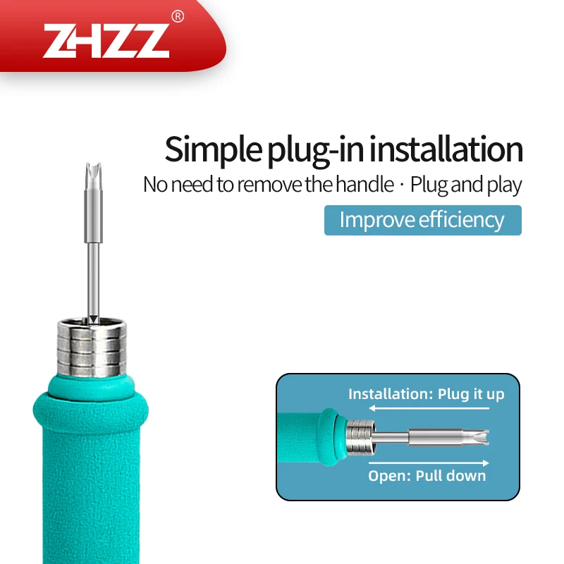 Набор паяльных жал c245 c245-405/793/965/651/654/667/751/754/731/763 - Фотография_4