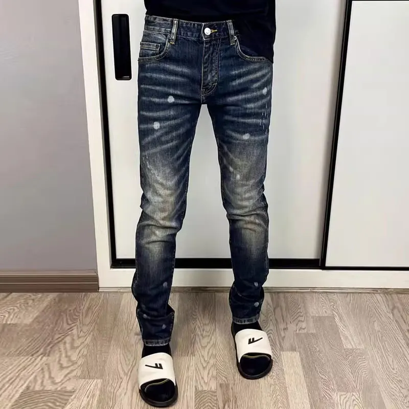 Y2kstreet дизайнерские мужские джинсы - Фотография_2