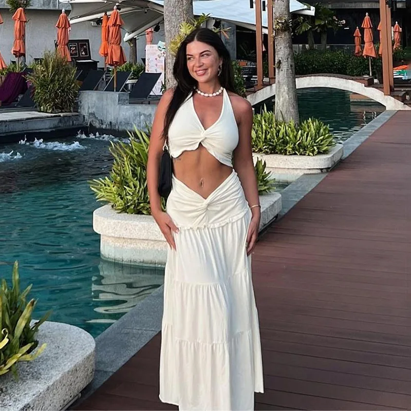 Dgluke укороченный топ и длинная юбка - Фотография_3