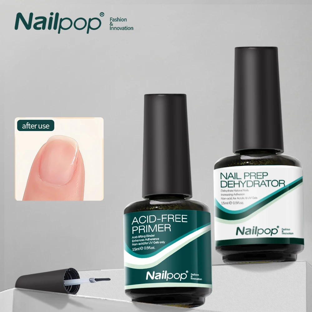 Дегидратор для ногтей nailpop и грунтовка