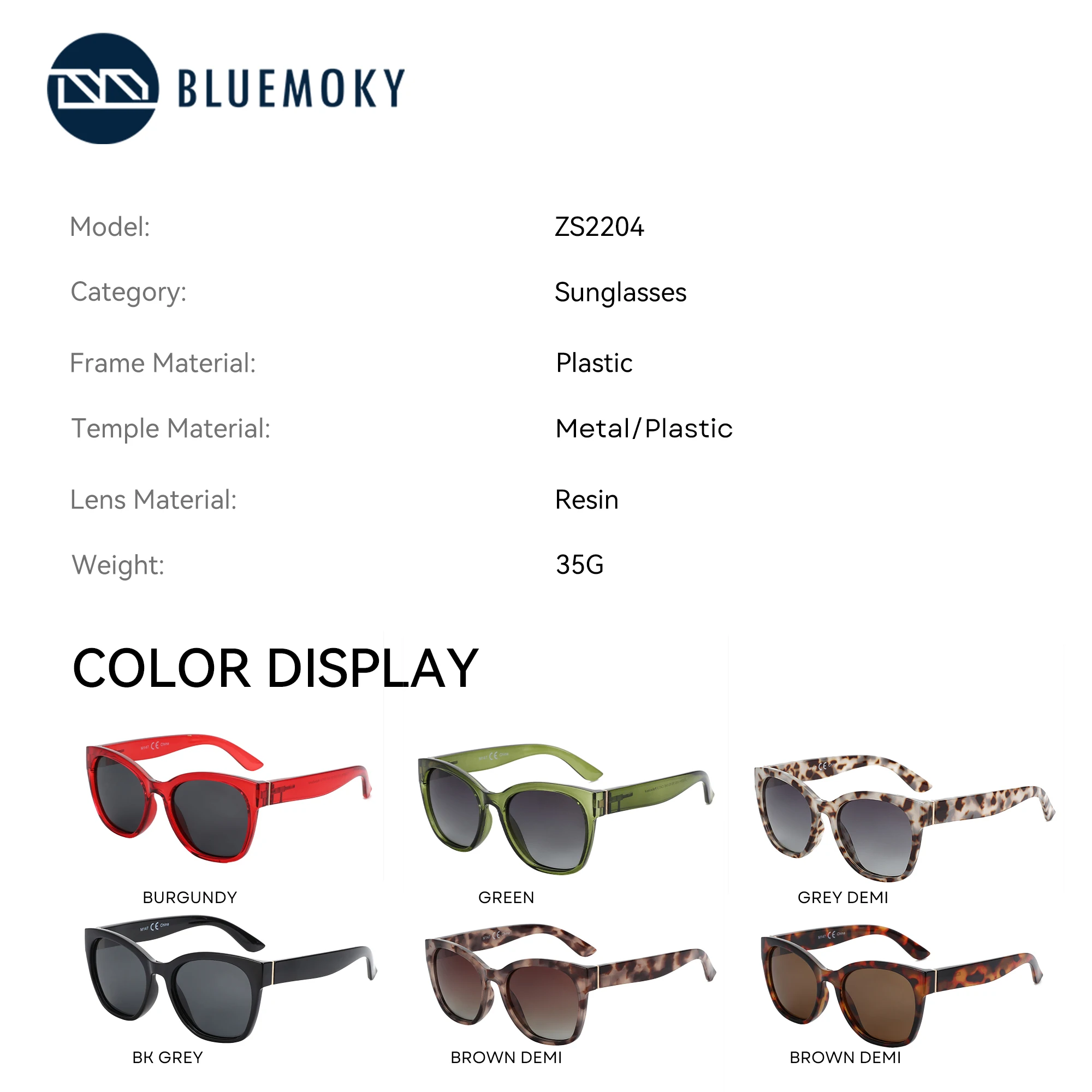 Bluemoky ретро-бабочки поляризованные - Фотография_2