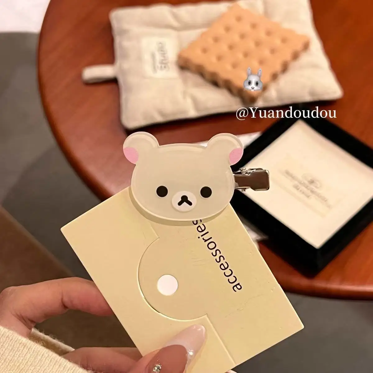 Заколка для волос с рисунком rilakkuma для девочек - Фотография_4