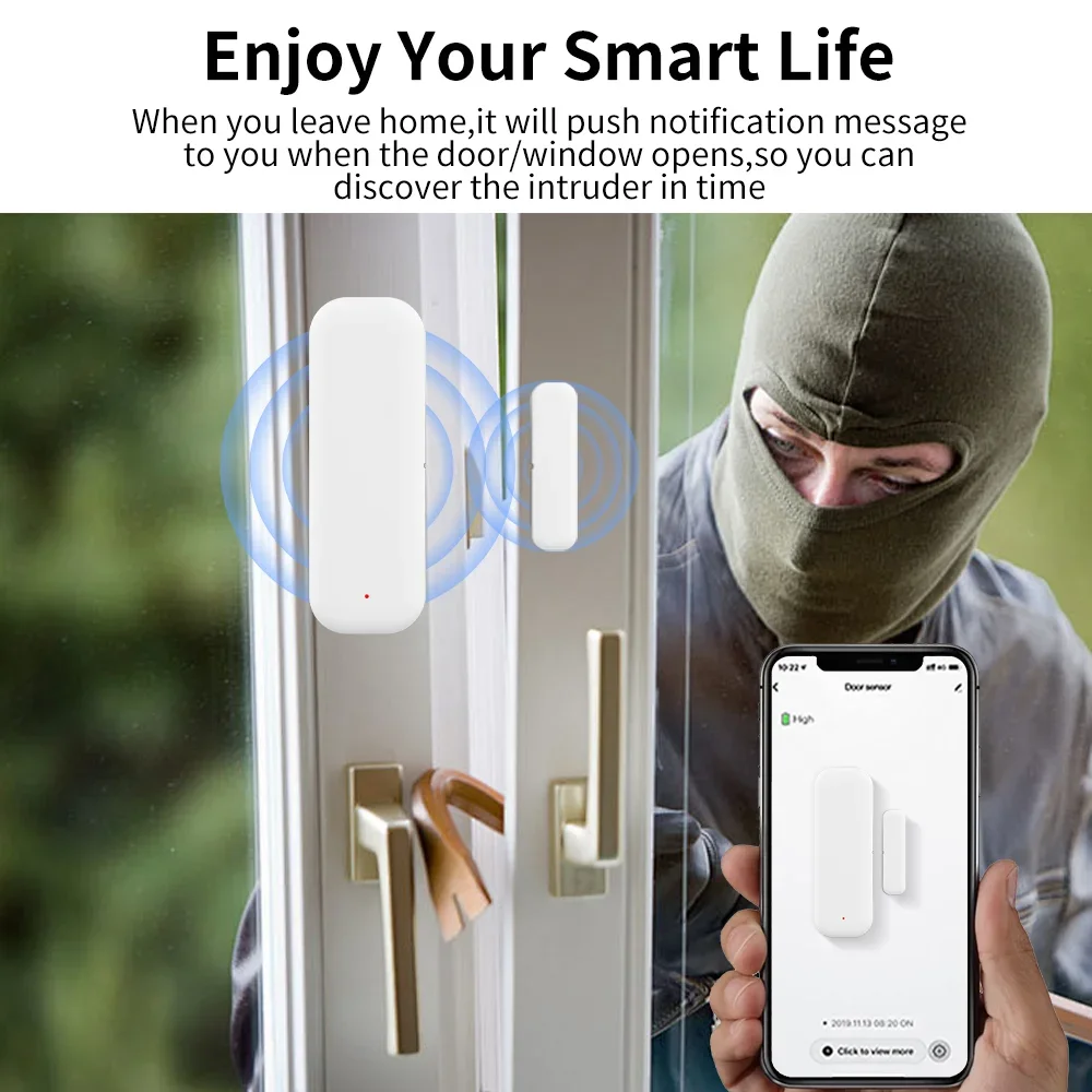 Wifi zigbee 3,0 дверной датчик - Фотография_3