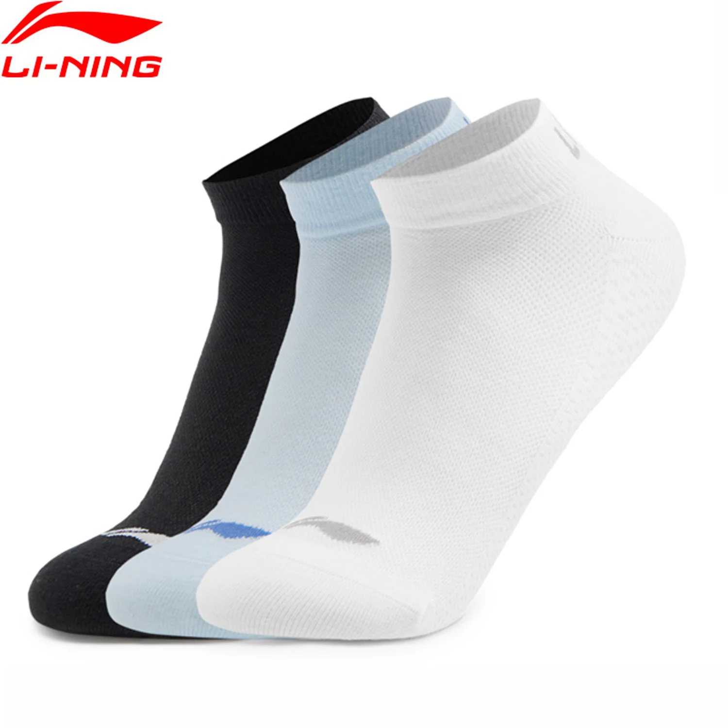 Li-ning унисекс спортивный стиль 3 пары носков 22-28 см at