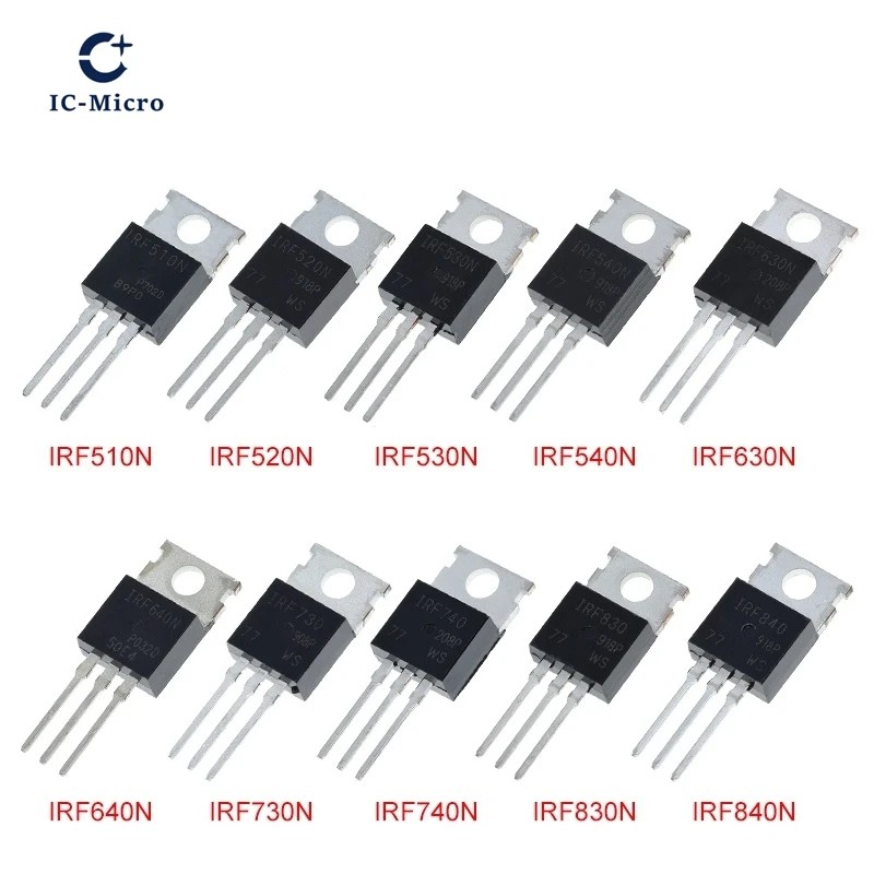 Irf510 irf520 irf530 irf540 irf630