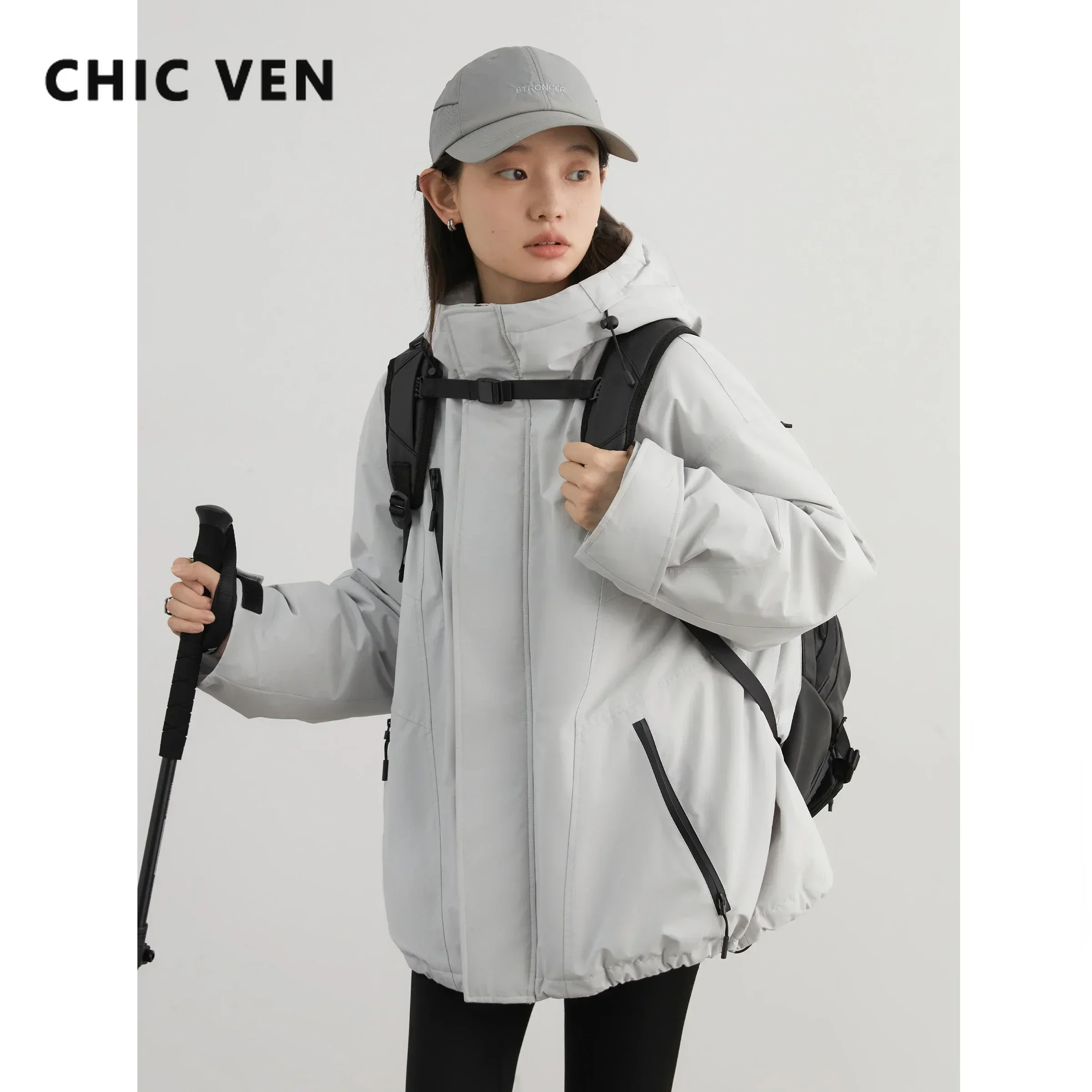 Chic ven женский пуховик свободный - Фотография_2