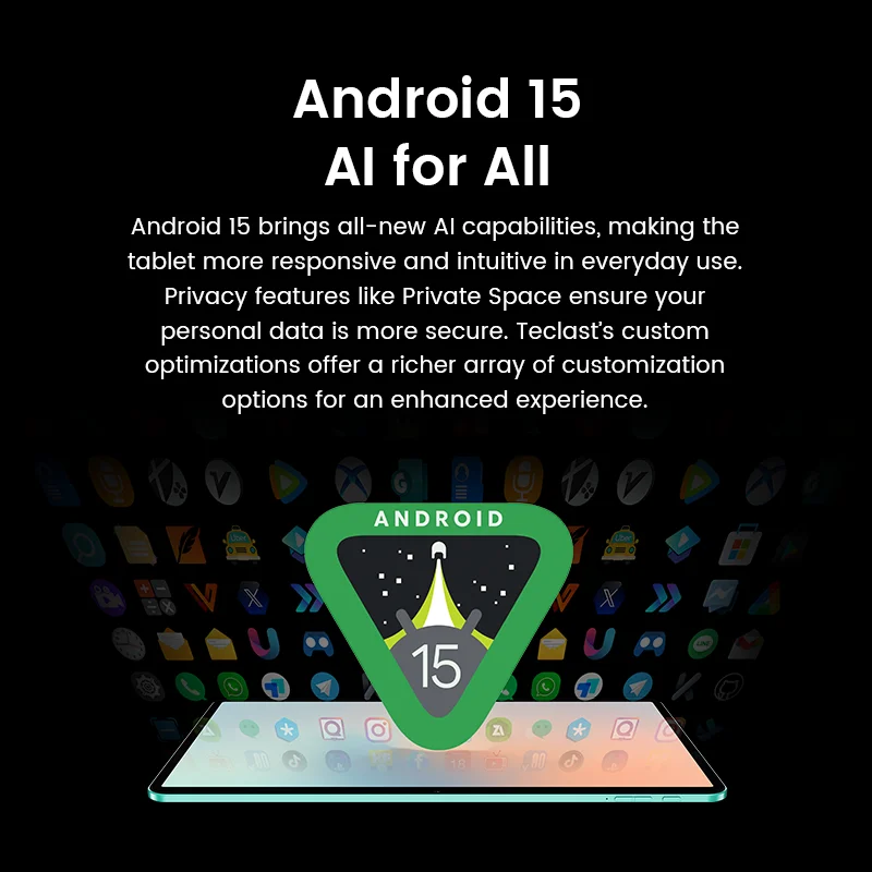 【новинка】планшет android 15 teclast p50ai - Фотография_3