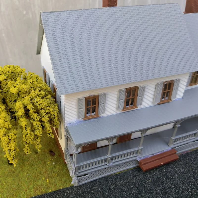Модель ho dwelling house kit европейско-американская - Фотография_5