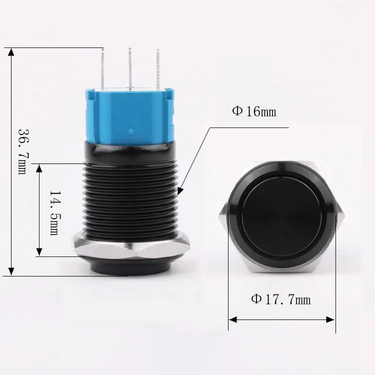 Металлический кнопочный переключатель - Фотография_4