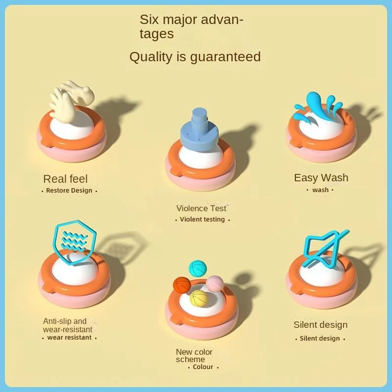 Бесшумный баскетбольный мяч для дома - Фотография_3