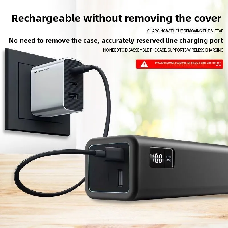 Силиконовый защитный чехол для cuktech no.15 se power bank 20000 мач - Фотография_5