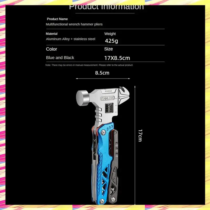Abjj многофункциональный молоток с круглой головкой - Фотография_6