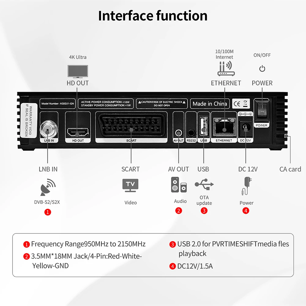 Gtmedia v8x mars спутниковый ресивер dvb-s/s2/s2x 1080p hd встроенный 2 - Фотография_6