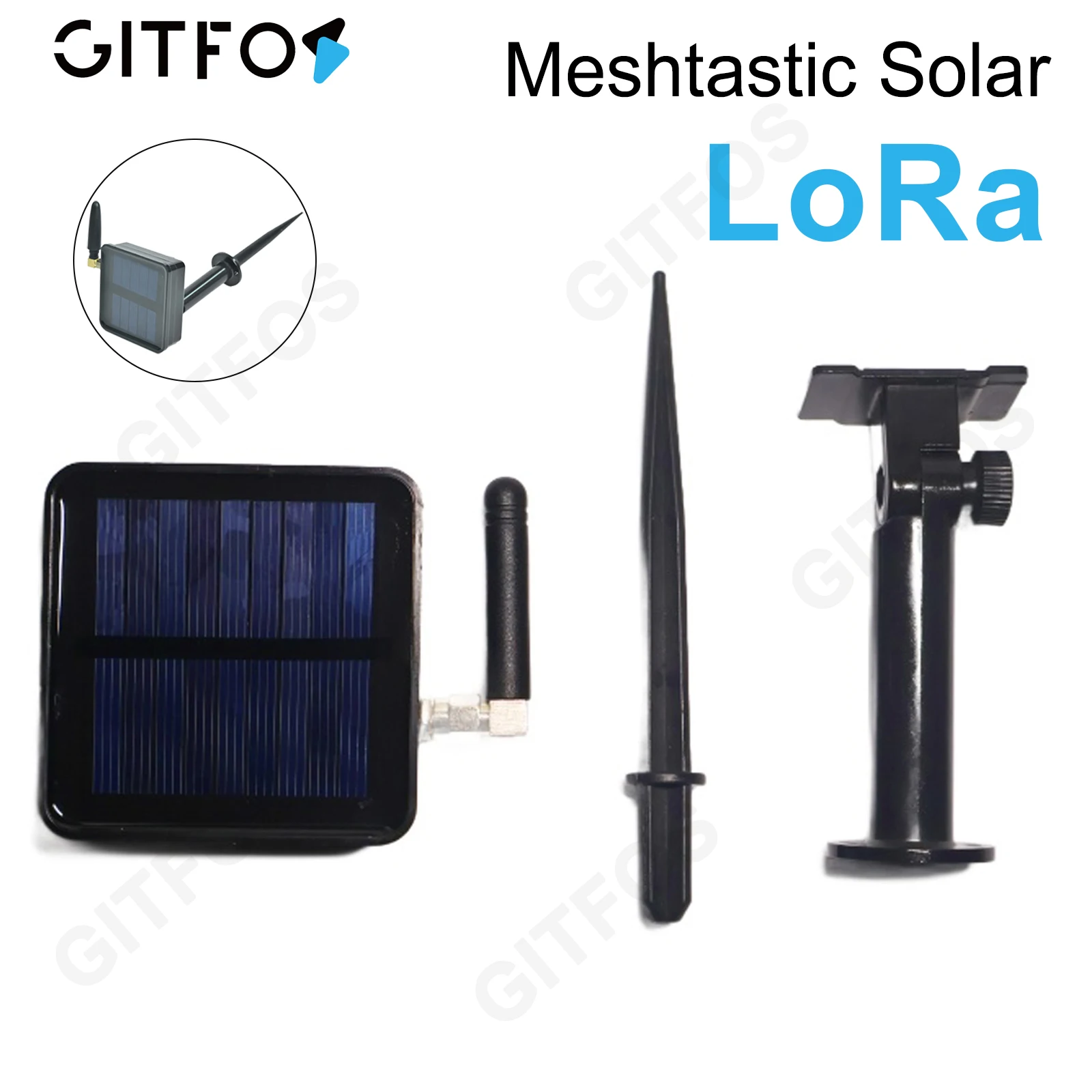 Металластичный солнечный ретранслятор gitfos lora sx1262