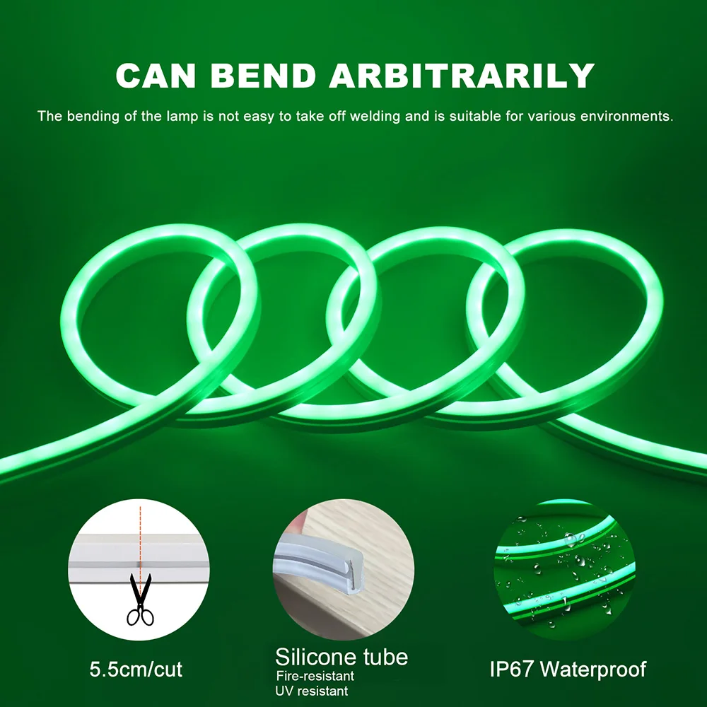 5 в usb rgb светодиодная неоновая - Фотография_6