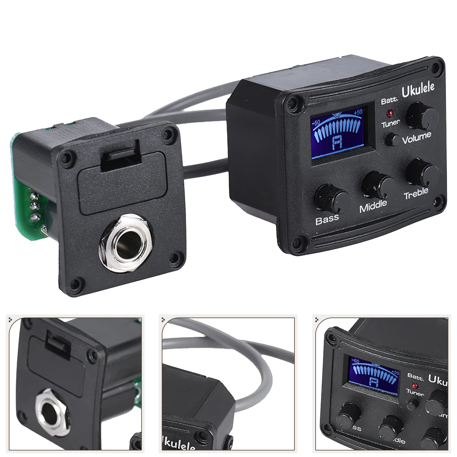 3-полосный эквалайзер для укулеле