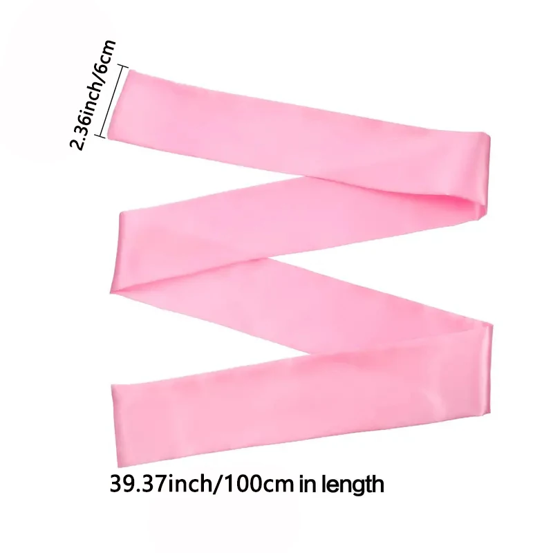 Шелковая повязка на голову с атласными - Фотография_3