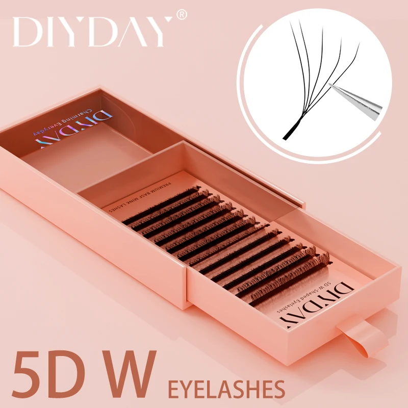 Ресницы для наращивания diyday 5d w