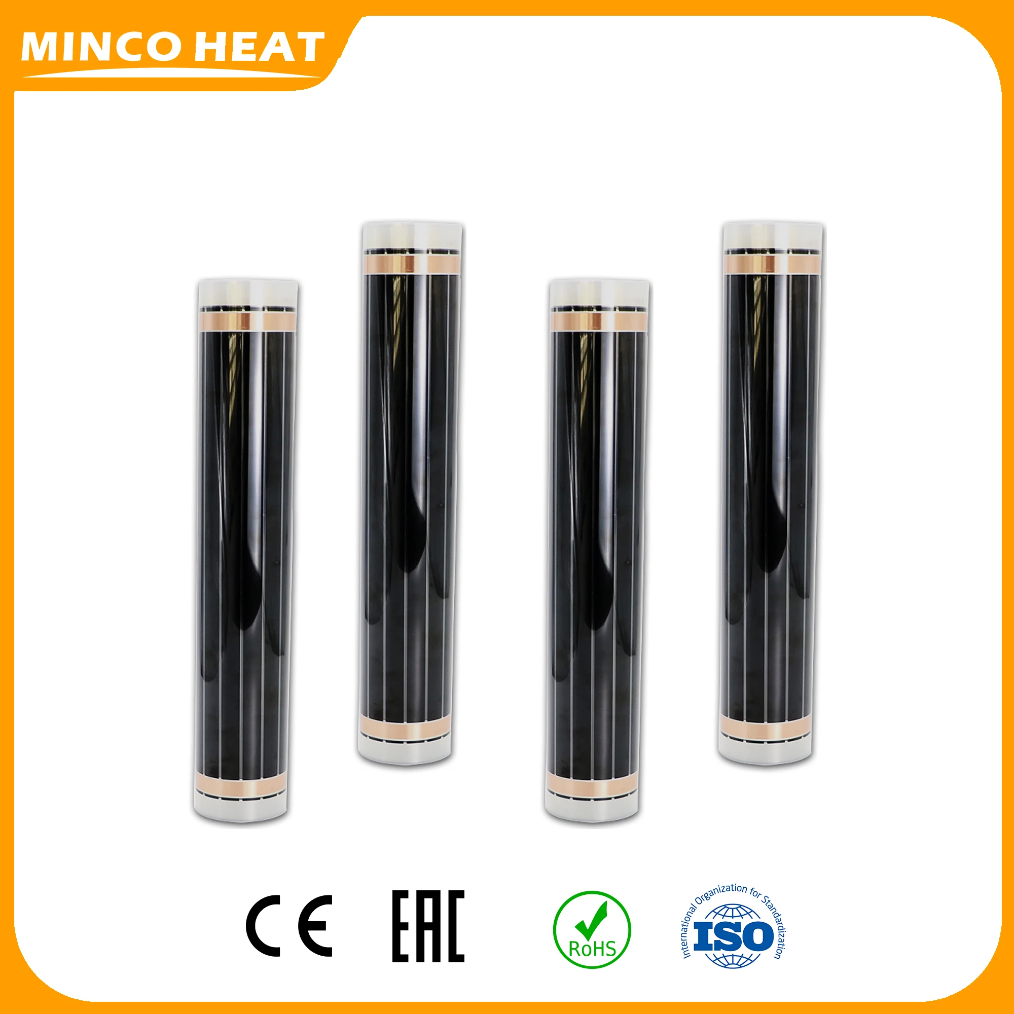 Minco heat 220 в 140 вт/м2 инфракрасная нагревательная пленка для дома