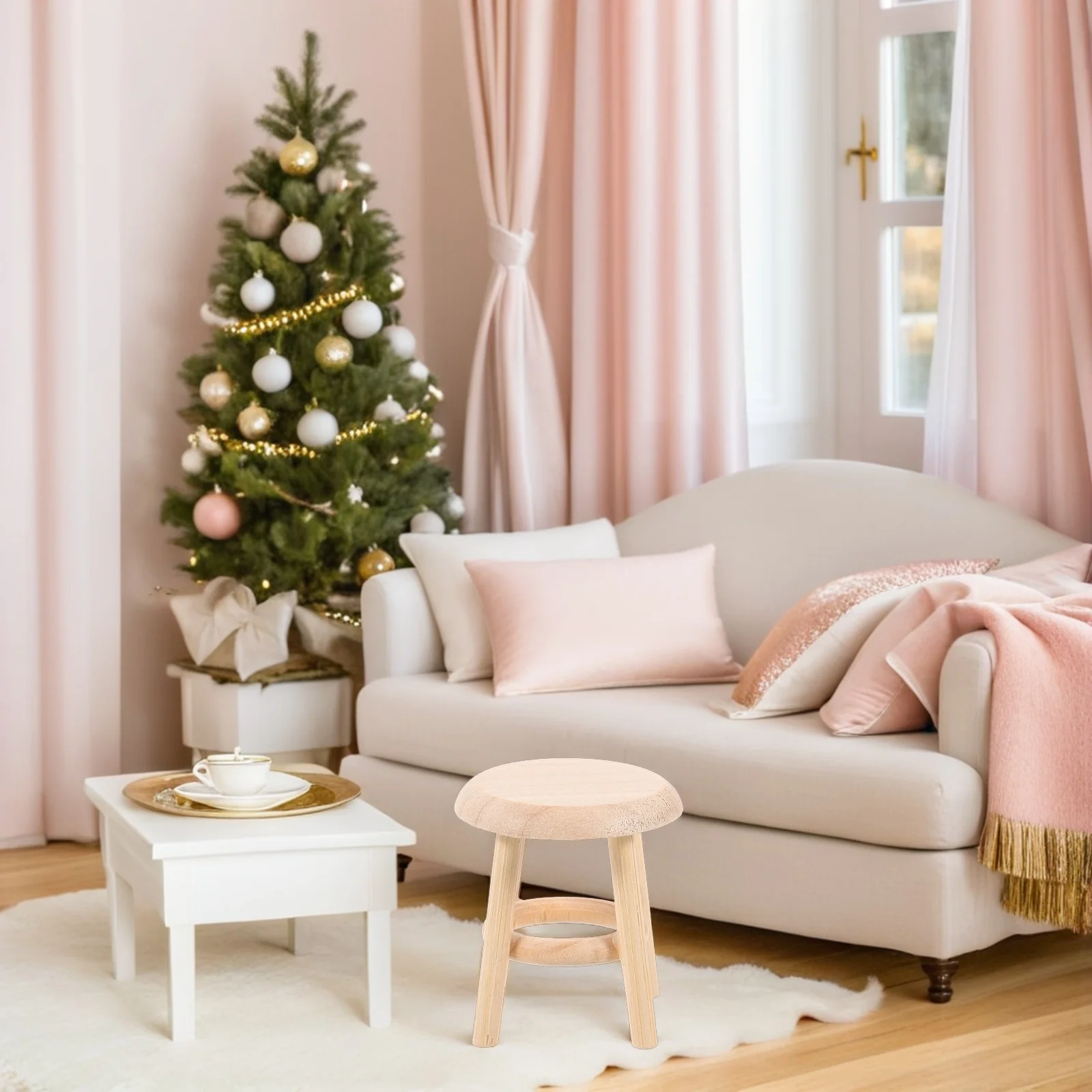 Мебель, мини-деревянный табурет - Фотография_4