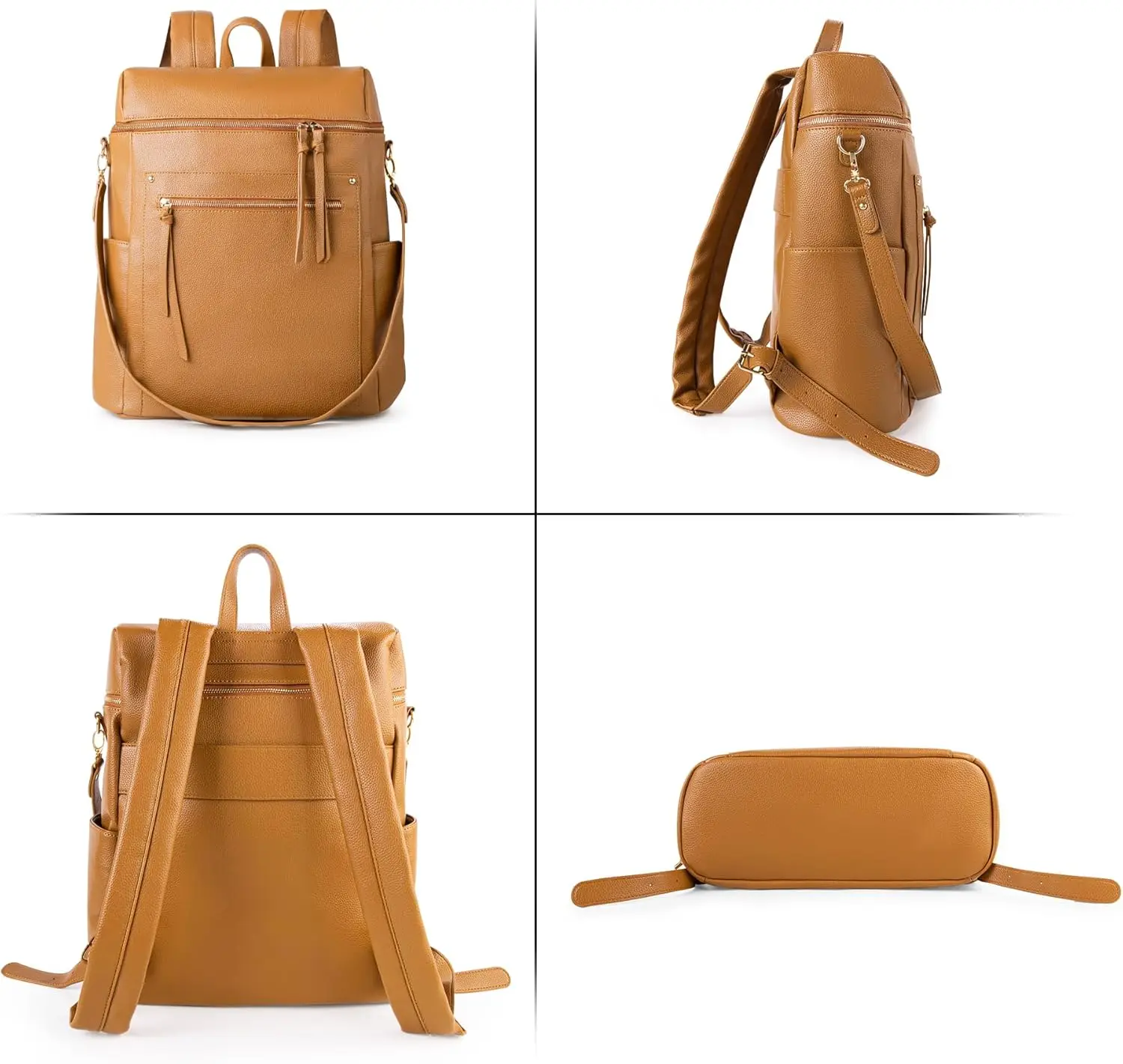 Meejune большой кожаный рюкзак для женщин - Фотография_2